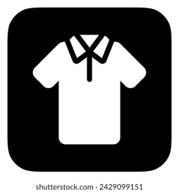 Editable crew shirt vector icon. Clothing, fashion, apparel. Part of a big icon set family. Perfect for web and app interfaces, presentations, infographics, etc