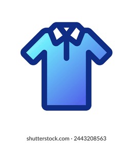 Editable crew shirt vector icon. Clothing, fashion, apparel. Part of a big icon set family. Perfect for web and app interfaces, presentations, infographics, etc