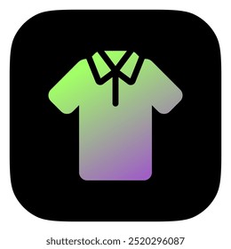 Editable crew shirt vector icon. Clothing, fashion, apparel. Part of a big icon set family. Perfect for web and app interfaces, presentations, infographics, etc