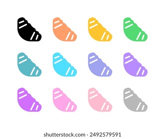 Editable croissant vector icon. Bakery, coffee shop, restaurant, drink, beverages. Part of a big icon set family. Perfect for web and app interfaces, presentations, infographics, etc