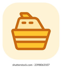 Editable cruise ship vector icon. Vehicles, transportation, travel. Part of a big icon set family. Perfect for web and app interfaces, presentations, infographics, etc