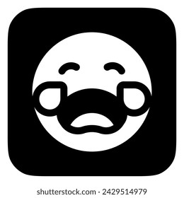 Editable crying expression emoticon vector icon. Part of a big icon set family. Part of a big icon set family. Perfect for web and app interfaces, presentations, infographics, etc