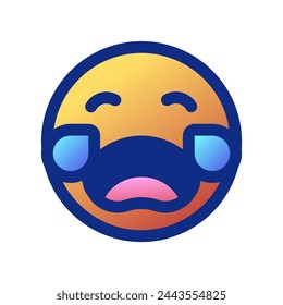 Editable crying expression emoticon vector icon. Part of a big icon set family. Part of a big icon set family. Perfect for web and app interfaces, presentations, infographics, etc