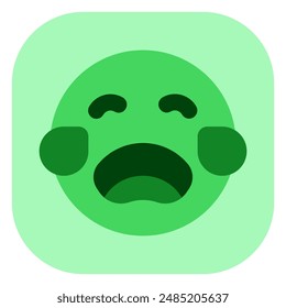 Editable crying expression emoticon vector icon. Part of a big icon set family. Part of a big icon set family. Perfect for web and app interfaces, presentations, infographics, etc