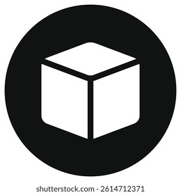 Editable cube vector icon. Part of a big icon set family. Perfect for web and app interfaces, presentations, infographics, etc