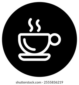 Editable a cup of hot coffee vector icon. Cafe, coffee shop, restaurant, drink, beverages. Part of a big icon set family. Perfect for web and app interfaces, presentations, infographics, etc