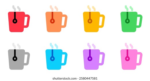 Editable a cup of hot tea vector icon. Cafe, coffee shop, restaurant, drink, beverages. Part of a big icon set family. Perfect for web and app interfaces, presentations, infographics, etc