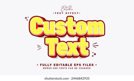 editable custom text  text effect.typhography logo