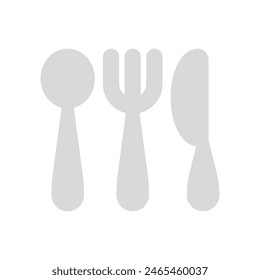 Editable cutlery, spoon, fork, knife vector icon. Food, restaurant. Part of a big icon set family. Perfect for web and app interfaces, presentations, infographics, etc