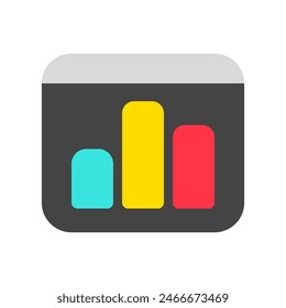 Editable dashboard chart vector icon. SEO, marketing, business. Part of a big icon set family. Perfect for web and app interfaces, presentations, infographics, etc
