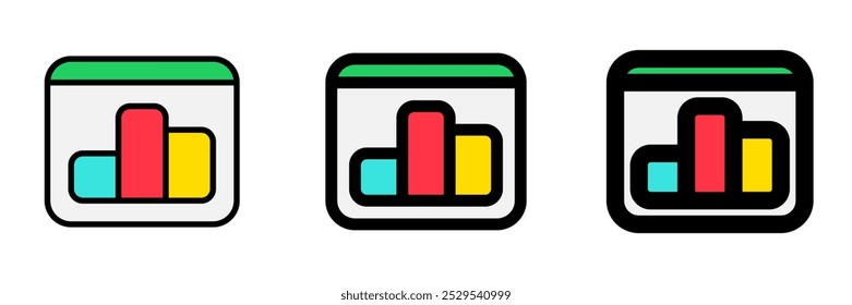 Editable dashboard chart vector icon. SEO, marketing, business. Part of a big icon set family. Perfect for web and app interfaces, presentations, infographics, etc