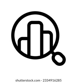 Editable data analysis vector icon. SEO, marketing, business. Part of a big icon set family. Perfect for web and app interfaces, presentations, infographics, etc