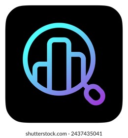 Editable data analysis vector icon. SEO, marketing, business. Part of a big icon set family. Perfect for web and app interfaces, presentations, infographics, etc