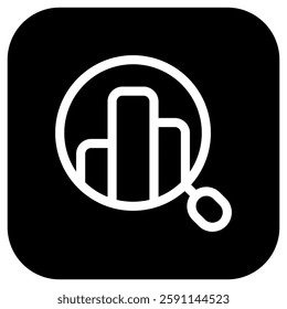 Editable data analysis vector icon. SEO, marketing, business. Part of a big icon set family. Perfect for web and app interfaces, presentations, infographics, etc