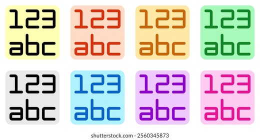 Editable data format alphabet number vector icon. Part of a big icon set family. Perfect for web and app interfaces, presentations, infographics, etc