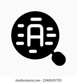 Editable data research vector icon. SEO, marketing, business. Part of a big icon set family. Perfect for web and app interfaces, presentations, infographics, etc