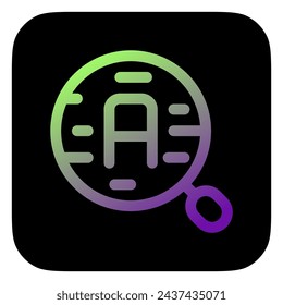 Editable data research vector icon. SEO, marketing, business. Part of a big icon set family. Perfect for web and app interfaces, presentations, infographics, etc