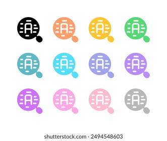 Editable data research vector icon. SEO, marketing, business. Part of a big icon set family. Perfect for web and app interfaces, presentations, infographics, etc