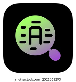 Ícone de vetor de pesquisa de dados editável. SEO, marketing, negócios. Parte de uma grande família de conjuntos de ícones. Perfeito para interfaces web e app, apresentações, infográficos, etc