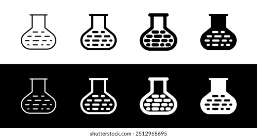 Ciência de dados editável, ícone de vetor de pesquisa de dados. SEO, marketing, negócios. Parte de uma grande família de conjuntos de ícones. Perfeito para interfaces web e app, apresentações, infográficos, etc