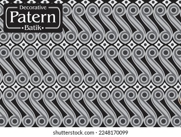 Editable decorative pattern 01 vector