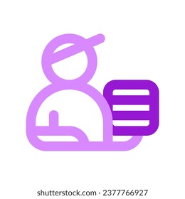 Icono de vector de mensajería de entrega editable. Parte de una familia de iconos grandes. Perfecto para interfaces web y de aplicaciones, presentaciones, infografías, etc