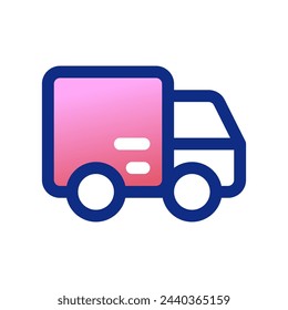 Editable delivery truck vector icon. Part of a big icon set family. Perfect for web and app interfaces, presentations, infographics, etc