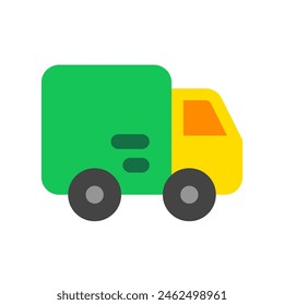 Editable delivery truck vector icon. Part of a big icon set family. Perfect for web and app interfaces, presentations, infographics, etc