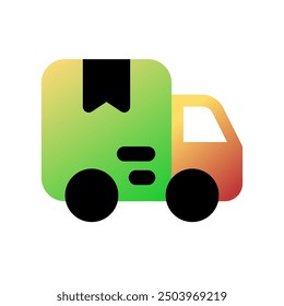 Editable delivery truck vector icon. Shipping, delivery, e-commerce, transport, logistics. Part of a big icon set family. Perfect for web and app interfaces, presentations, infographics, etc