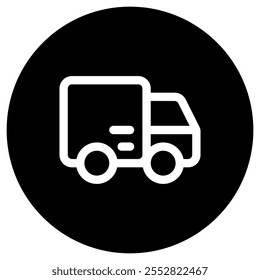 Editable delivery truck vector icon. Part of a big icon set family. Perfect for web and app interfaces, presentations, infographics, etc