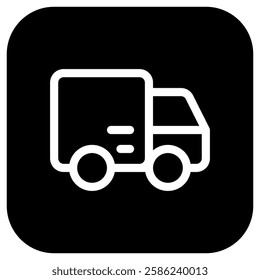 Editable delivery truck vector icon. Part of a big icon set family. Perfect for web and app interfaces, presentations, infographics, etc