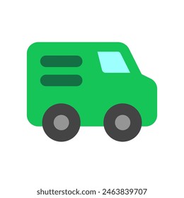 Editable delivery van vector icon. Vehicles, transportation, travel. Part of a big icon set family. Perfect for web and app interfaces, presentations, infographics, etc