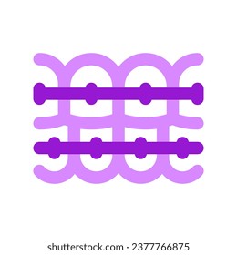 Editable dental braces vector icon. Dentistry, healthcare, medical. Part of a big icon set family. Perfect for web and app interfaces, presentations, infographics, etc