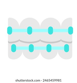 Editable dental braces vector icon. Dentistry, healthcare, medical. Part of a big icon set family. Perfect for web and app interfaces, presentations, infographics, etc