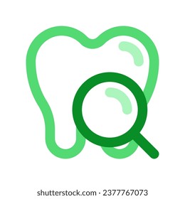 Editable dental checkup vector icon. Dentistry, healthcare, medical. Part of a big icon set family. Perfect for web and app interfaces, presentations, infographics, etc