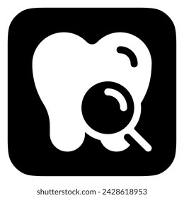 Editable dental checkup vector icon. Dentistry, healthcare, medical. Part of a big icon set family. Perfect for web and app interfaces, presentations, infographics, etc