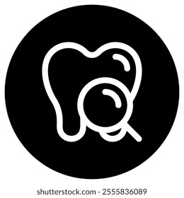 Editable dental checkup vector icon. Dentistry, healthcare, medical. Part of a big icon set family. Perfect for web and app interfaces, presentations, infographics, etc