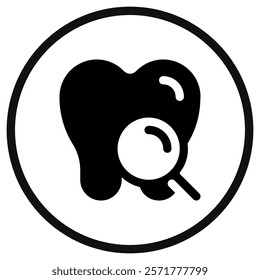 Editable dental checkup vector icon. Dentistry, healthcare, medical. Part of a big icon set family. Perfect for web and app interfaces, presentations, infographics, etc