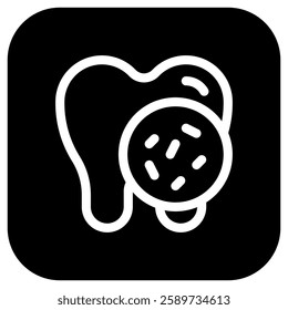 Editable dental checkup vector icon. Dentistry, healthcare, medical. Part of a big icon set family. Perfect for web and app interfaces, presentations, infographics, etc