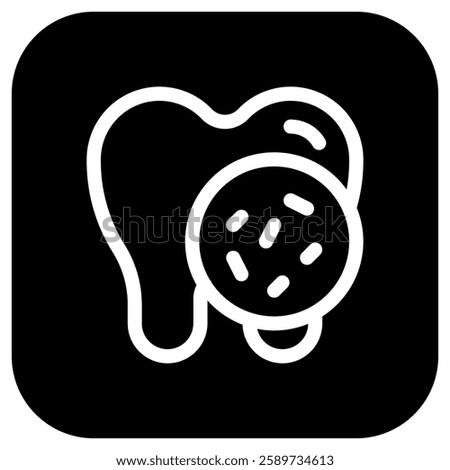 Editable dental checkup vector icon. Dentistry, healthcare, medical. Part of a big icon set family. Perfect for web and app interfaces, presentations, infographics, etc