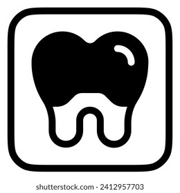 Editable dental crown vector icon. Dentistry, healthcare, medical. Part of a big icon set family. Perfect for web and app interfaces, presentations, infographics, etc