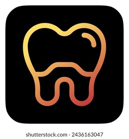 Editable dental crown vector icon. Dentistry, healthcare, medical. Part of a big icon set family. Perfect for web and app interfaces, presentations, infographics, etc