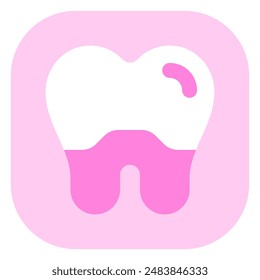 Editable dental crown vector icon. Dentistry, healthcare, medical. Part of a big icon set family. Perfect for web and app interfaces, presentations, infographics, etc