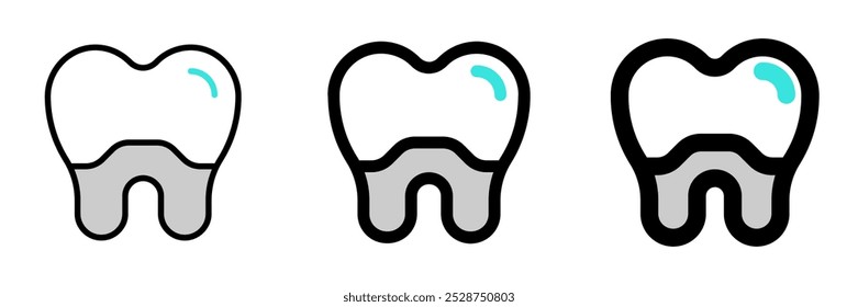 Editable dental crown vector icon. Dentistry, healthcare, medical. Part of a big icon set family. Perfect for web and app interfaces, presentations, infographics, etc