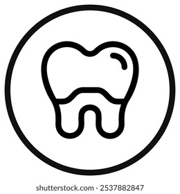 Editable dental crown vector icon. Dentistry, healthcare, medical. Part of a big icon set family. Perfect for web and app interfaces, presentations, infographics, etc