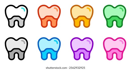 Editable dental crown vector icon. Dentistry, healthcare, medical. Part of a big icon set family. Perfect for web and app interfaces, presentations, infographics, etc