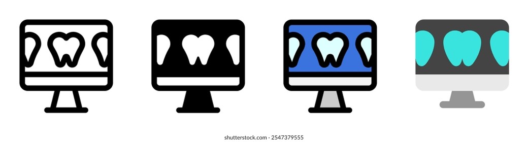 Editable dental information vector icon. Dentistry, healthcare, medical. Part of a big icon set family. Perfect for web and app interfaces, presentations, infographics, etc