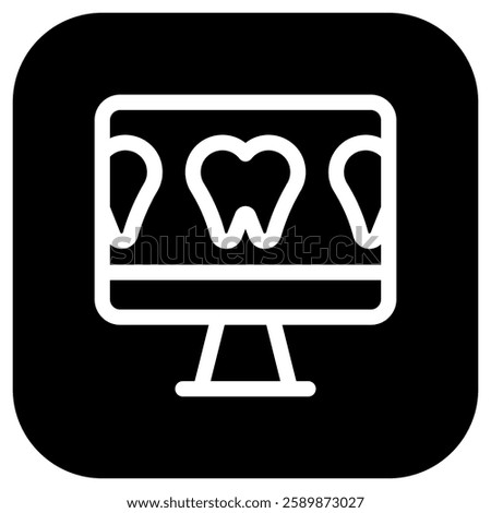 Editable dental information vector icon. Dentistry, healthcare, medical. Part of a big icon set family. Perfect for web and app interfaces, presentations, infographics, etc