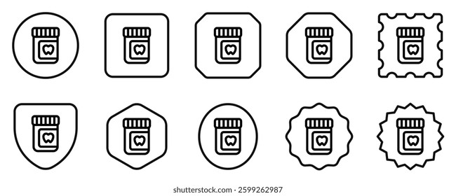 Editable dental medicine vector icon. Dentistry, healthcare, medical. Part of a big icon set family. Perfect for web and app interfaces, presentations, infographics, etc