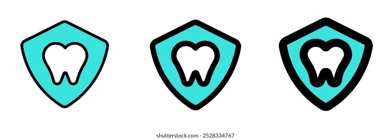 Editable dental protection vector icon. Dentistry, healthcare, medical. Part of a big icon set family. Perfect for web and app interfaces, presentations, infographics, etc